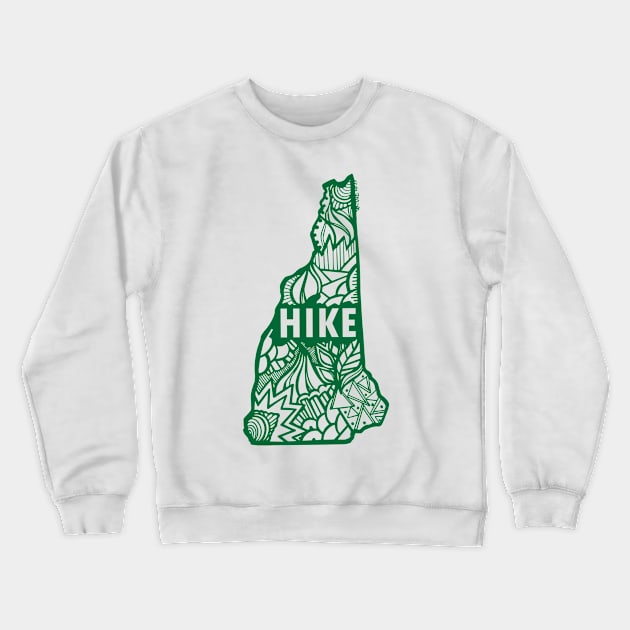 New Hampshire HIKE! Crewneck Sweatshirt by kk3lsyy